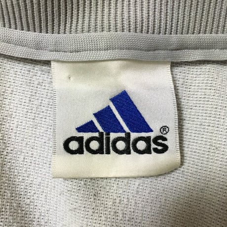【USED】90'S ADIDAS TRACK JACKET SILVER GLAY