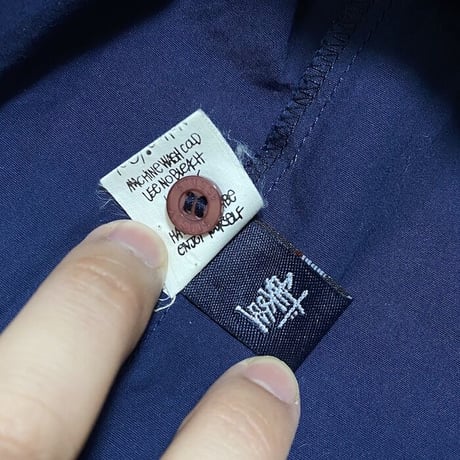 【USED】90'S-00'S STUSSY UTILITY POCKET SHIRT