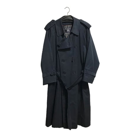 【USED】90'S BURBERRYS OVERSIZED TRENCH COAT NAVY