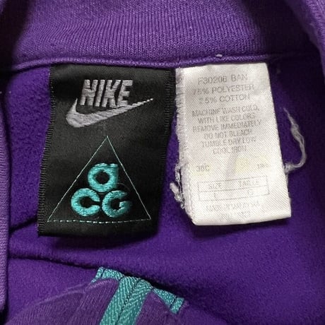 【USED】90'S NIKE ACG CYCLING L/S TOP PURPLE