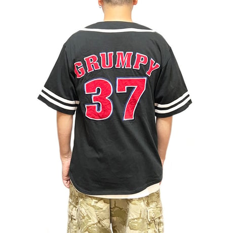 【USED】90'S-00'S DISNEYLAND "SNOW WHITE GRUMPY" BASEBALL SHIRT
