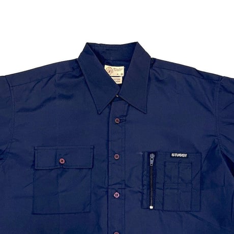 【DEAD STOCK】00'S STUSSY UTILITY POCKET SHIRT