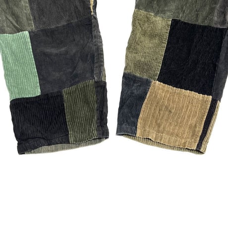 【USED】90'S GYPSY ROSE CORDUROY PATCHWORK CARGO PANTS