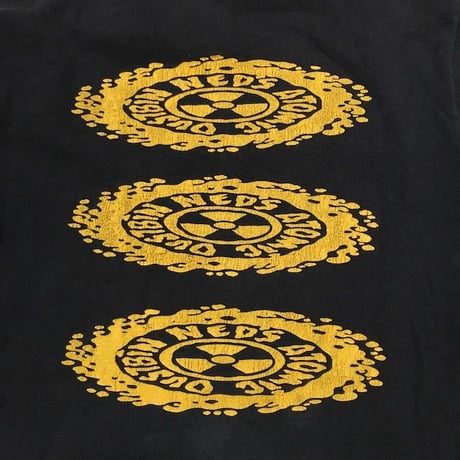 【USED】90'S NED'S ATOMIC DUSTBIN KATAKANA L/S T-SHIRT