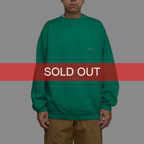 【USED】90's UNITED COLORS OF BENETTON SWEATSHIRT EMERALD GREEN