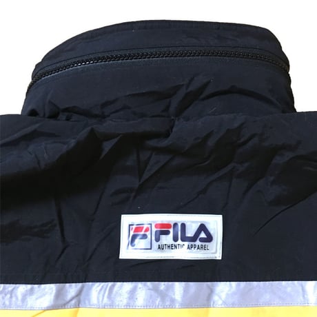 【USED】90'S FILA SKI JACKET YELLOW
