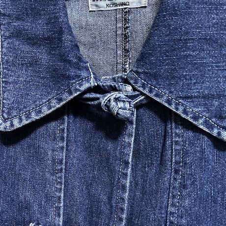 【USED】90'S  MICHIKO LONDON DENIM KUNG FU JACKET 