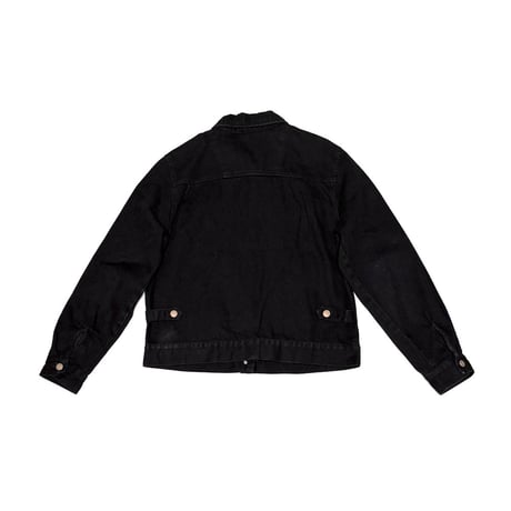 【USED】90's BILLBLASS JEANS BLACK DENIM JACKET