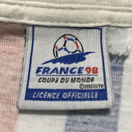 【USED】90'S SOCCER FRANCE WORLD CUP T-SHIRT