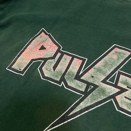 【USED】90'S ANARCHIC ADJUSTMENT "PULSE MAN" L/S T-SHIRT GREEN