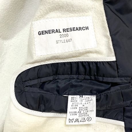 【USED】00'S GENERAL RESEARCH NYLON KUNG FU JACKET