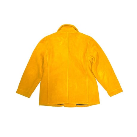 【USED】90'S-00'S L.L.BEAN MUSTARD YELLOW FLEECE PEACOAT