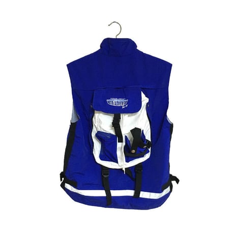 【USED】90'S POCARI SWEAT VEST with BACKPACK