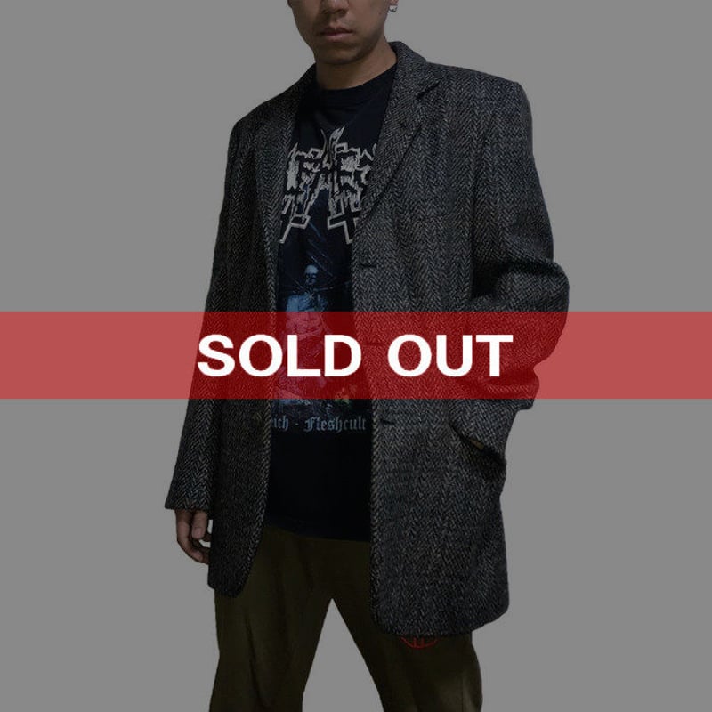 USED】90'S MALCOLM MCLAREN WOOL TAILORED JACKET USED】90'S MALCOLM MCLAREN WOOL TAILORED JACKET