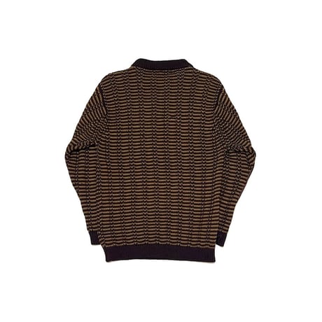 【USED】70's Kilspindie PURE NEW WOOL ELBOW PATCH KNIT SWEATER