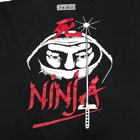 【USED】80's-90's euro ROCK NINJA T-SHIRT