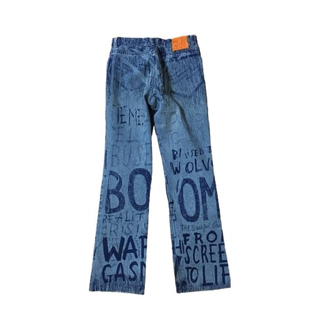 【USED】90'S W&LT GRAFFITI JEANS
