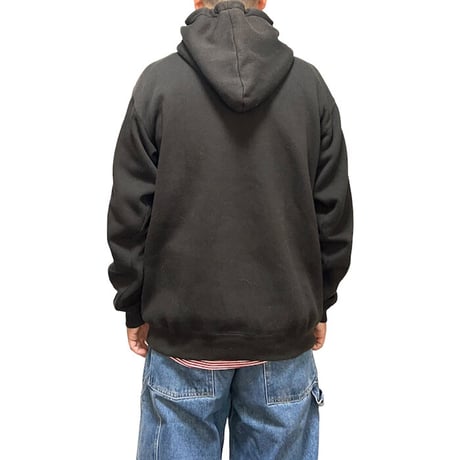 【USED】00'S VANS LOGO HOODIE BLACK