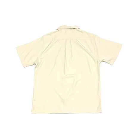 【DEAD STOCK】00'S OAKLEY OPEN COLLAR SHIRT BEIGE