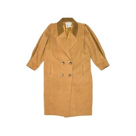 【USED】80's mansfield × Harrods WOOL CASHMERE COAT