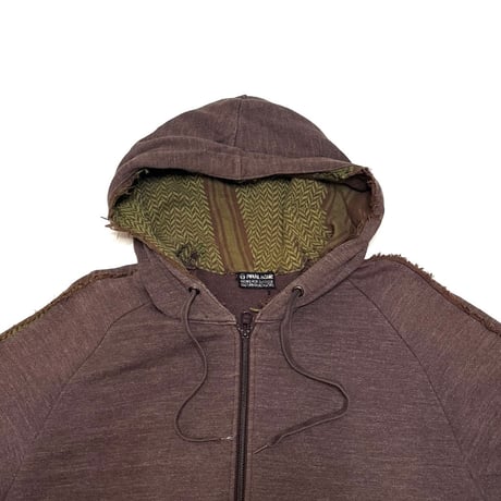【USED】90's FINAL HOME DOUBLE ZIP HOODIE with SCHMUG