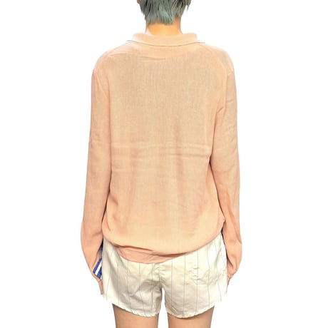 【USED】70's acryl wolle SKIPPER KNIT TOP