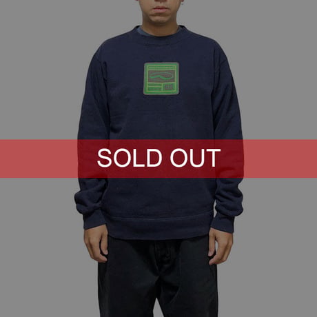 【USED】00'S VANS REFLECTOR PRINT SWEATSHIRT