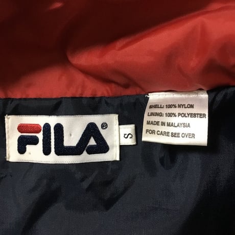 【USED】90'S FILA NYLON JACKET