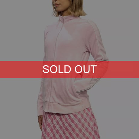 【USED】00's NIKE Pile Zip-Up Track Jacket Baby Pink