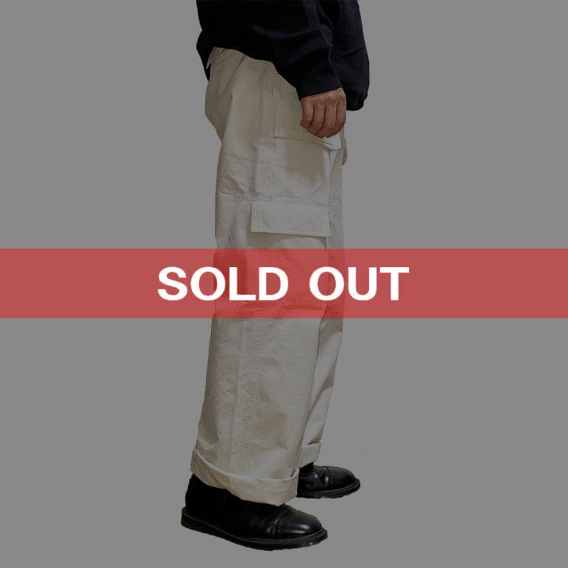 USED】90'S A.P.C. CARGO PANTS WHITE | KONBINI