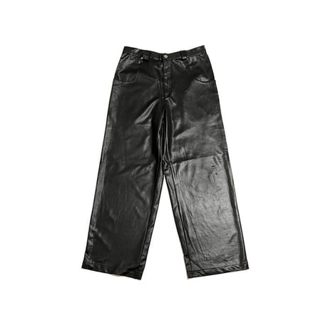 【USED】90'S POSITANO GLITTER WIDE PANTS