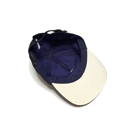 【USED】90's agnès b. PARIS Lizard Embroidery Cotton Cap Made in France