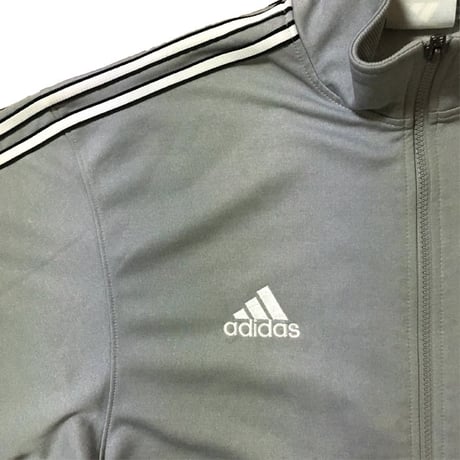 【USED】90'S ADIDAS TRACK JACKET SILVER GLAY
