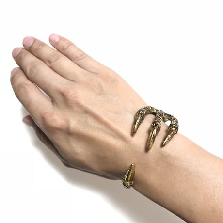 【USED】VINTAGE UNKNOWN CLAW FOOTED BANGLE
