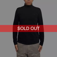 【USED】90's VERSACE CLASSIC V2 Black Hi-Neck L/S Cutsew