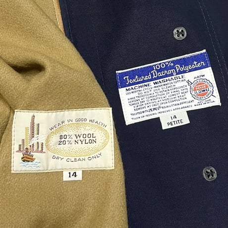 【USED】60'S-70'S Misty Harbor LONG COAT NAVY
