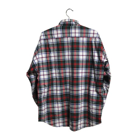 【USED】90'S DISNEY MICKEY CHECK SHIRT