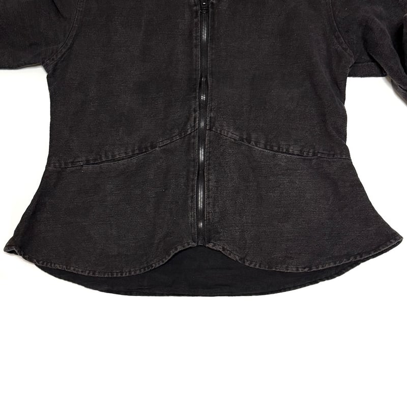 USED】00's GARMENT DYE DEVIL ZIP-UP JACKET MADE