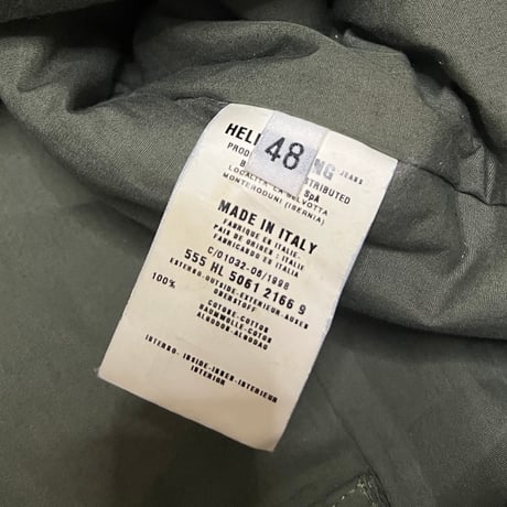 【USED】HELMUT LANG 1998 2-WAY FIELD COAT KHAKI