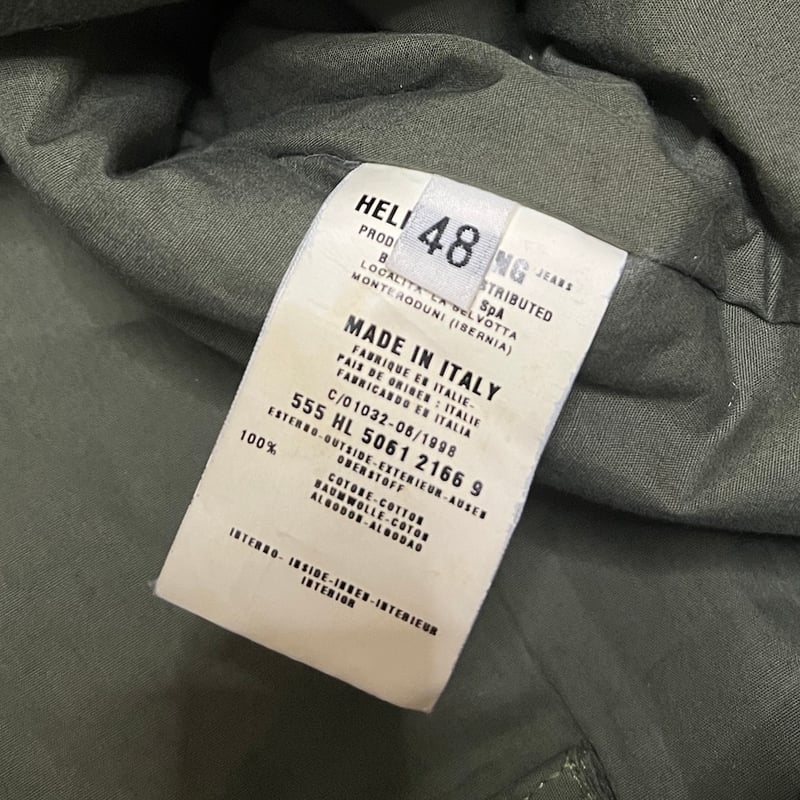 USED】HELMUT LANG 1998 2-WAY FIELD COAT KHAKI | USED】HELMUT LANG 1998 2-WAY FIELD COAT KHAKI |