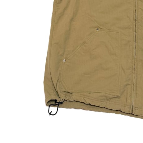 【USED】00's Columbia RIPSTOP NYLON SLEEVE POCKET JACKET BEIGE