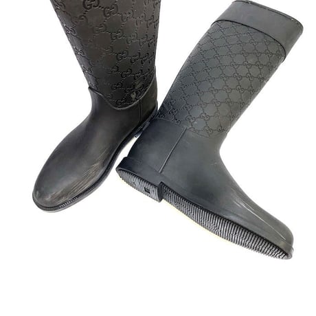【USED】GUCCI RAIN RUBBER BOOTS