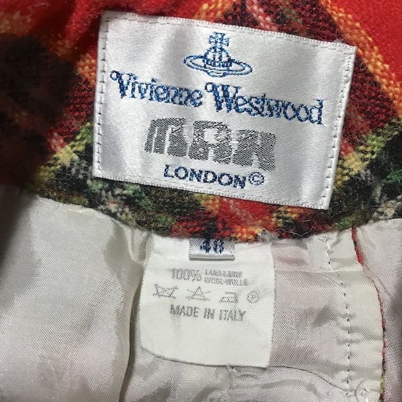 USED】90'S VIVIENNE WESTWOOD MAN TARTAN CHECK B USED】90'S VIVIENNE WESTWOOD MAN TARTAN CHECK B