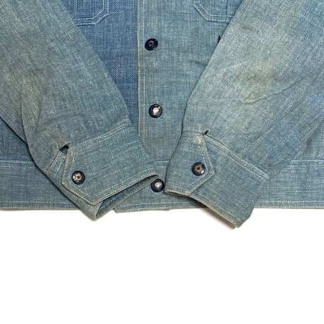 【USED】70's Whimsical Embroidered Denim Jacket