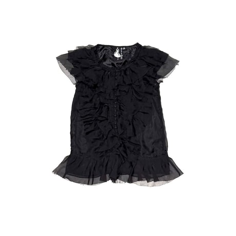 【USED】00's Twelve By Twelve Ruffle Tulle Mini Dress