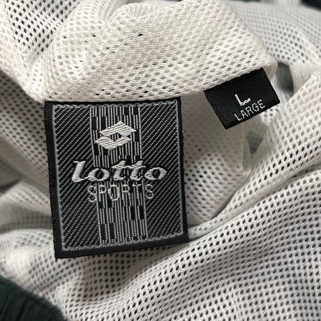 【USED】80's-90's Lotto NYLON TRACK PANTS BLUE KHAKI
