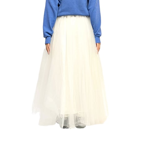 【USED】80's JUMP TULLE LONG SKIRT