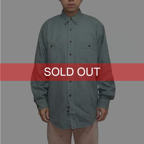 【USED】90's Eddie Bauer Sonoma Heathers B.D SHIRT
