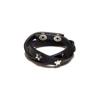 【USED】00's DIESEL Star Stud Leather 2-Way Wrap Bracelet & Choker