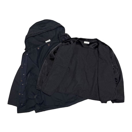 【USED】90's Giorgio Armani Reworked M-51 Style Mid-Length Coat Navy